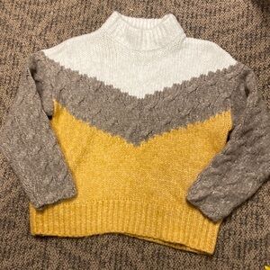 For the Republic chunky cropped sweater medium